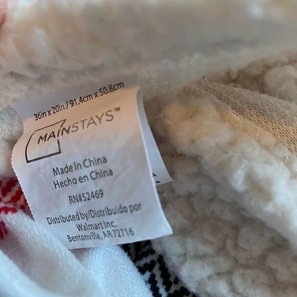 Mainstays Sherpa Plaid Bed Pillow Sham Set - Picture 4 of 7